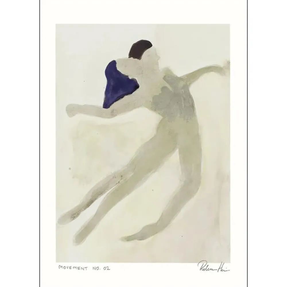 Poster & Frame Illustrationer & Plakater>Movement No. 2 A4