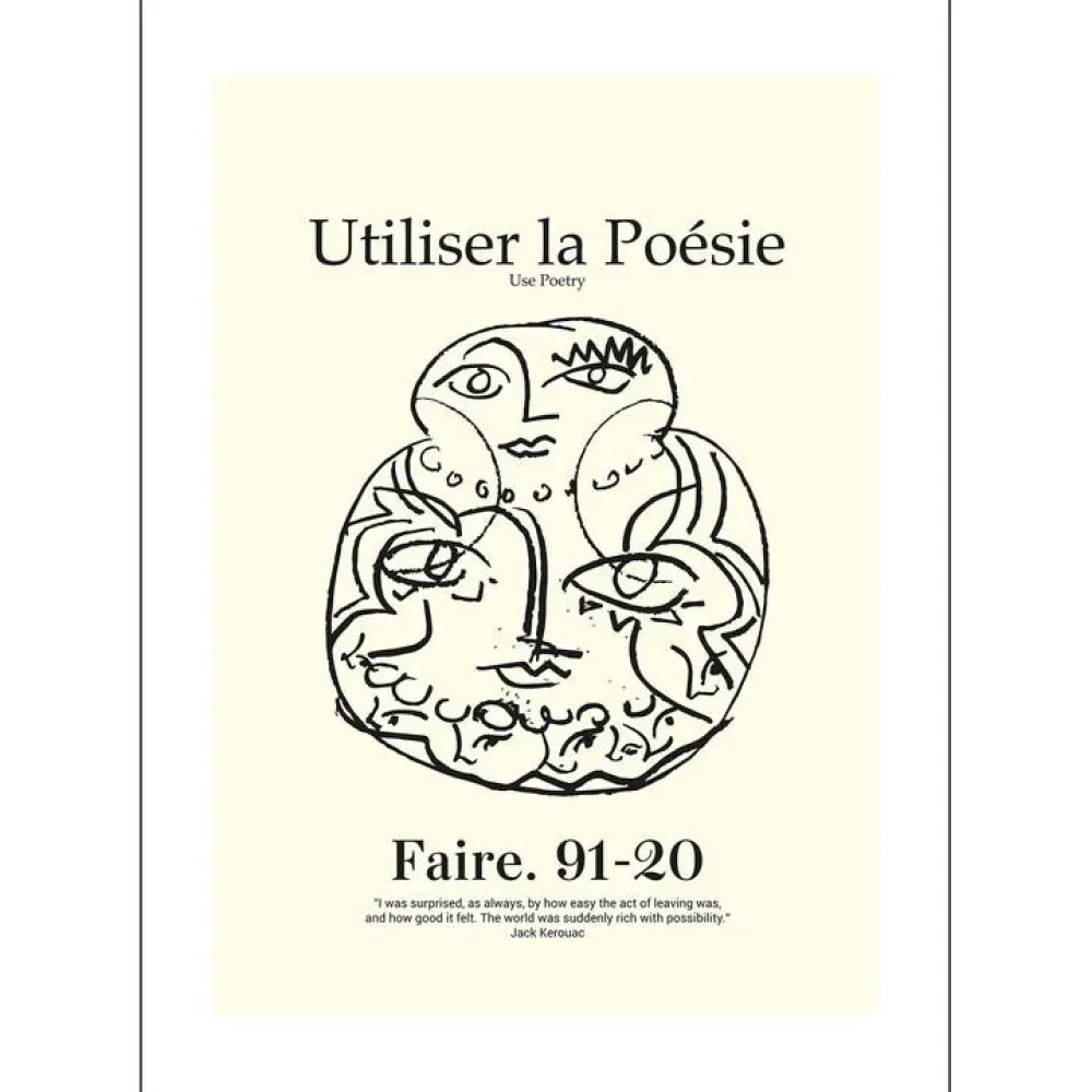 Poster & Frame Illustrationer & Plakater>Poesie 50x70 cm