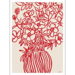 Poster & Frame Illustrationer & Plakater>Poppy Studies I A4