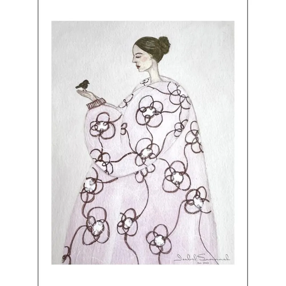 Poster & Frame Illustrationer & Plakater>The Pink Lady 50x70 cm