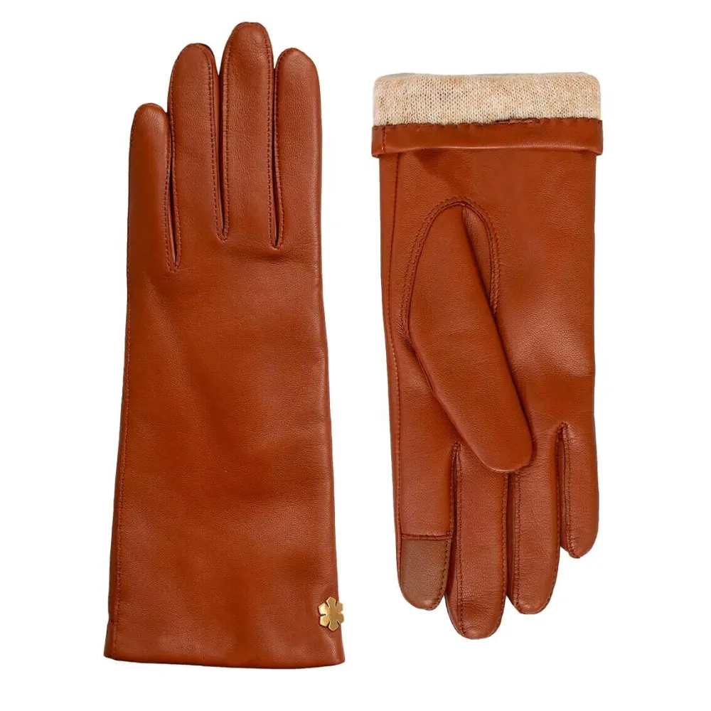 Dame RHANDERS Accessories|Accessories>Anna Leather Gloves Cognac