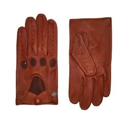 RHANDERS Accessories|Accessories>Frederik Leather Gloves Cognac
