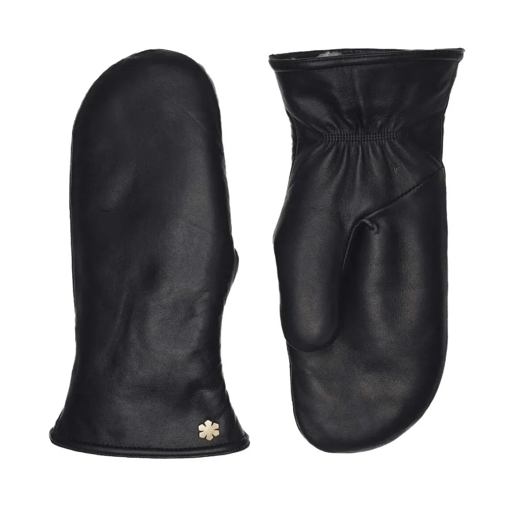 Dame RHANDERS Accessories|Accessories>Helena Leather Mittens Black