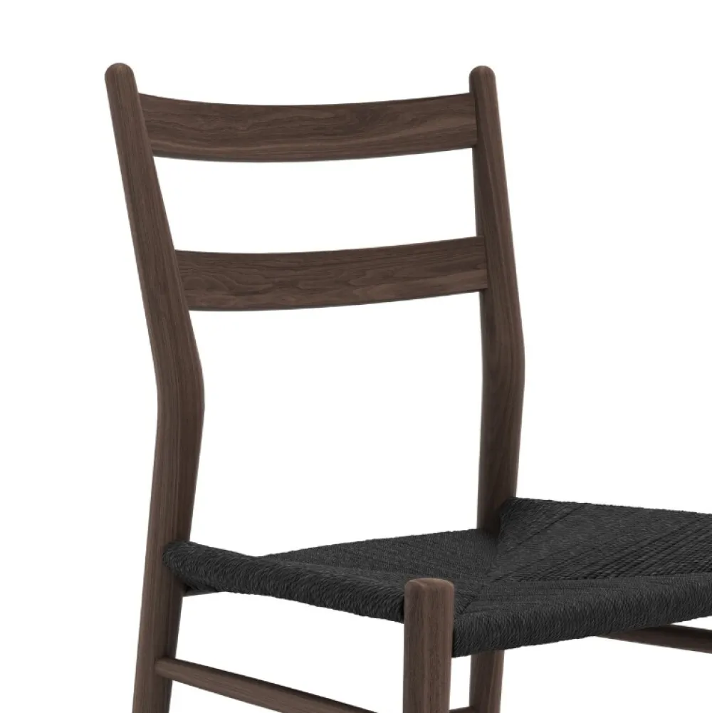 Sibast Furniture Stue|Stole>Sibast No 59 Valnød Sort Flet