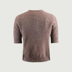 Dame Six Ámes Overdele>Rocca Sweater Chocolate Mélange