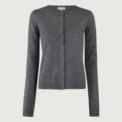Dame Six Ámes Overdele>Ulla Cardigan Steel Gray