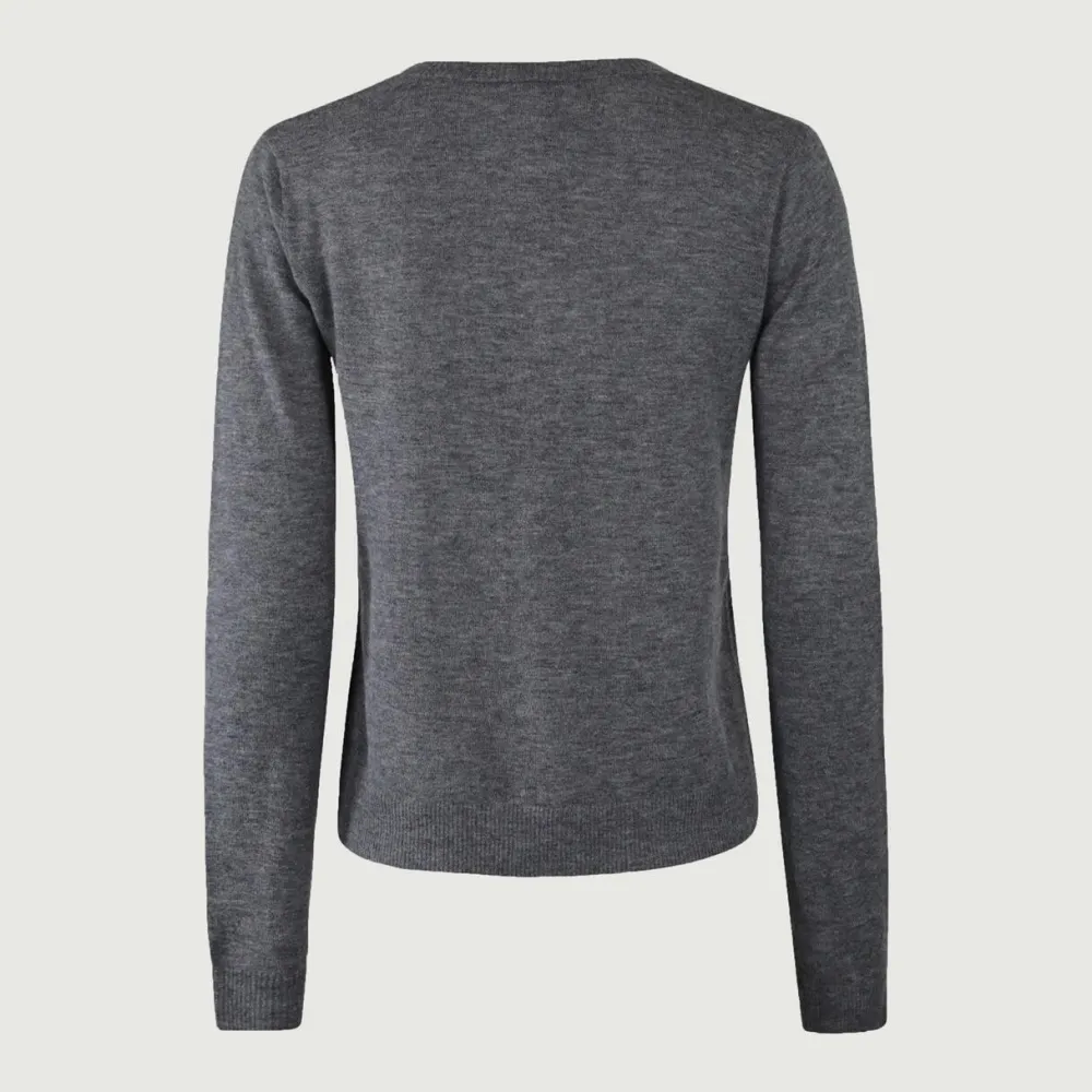 Dame Six Ámes Overdele>Ulla Cardigan Steel Gray