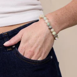Soï Smykker>Krystal Armbånd Amazonit Large