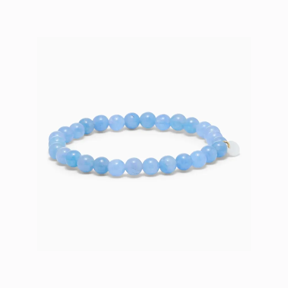Dame Soï Accessories|Smykker>Krystal Armbånd Aquamarin Large
