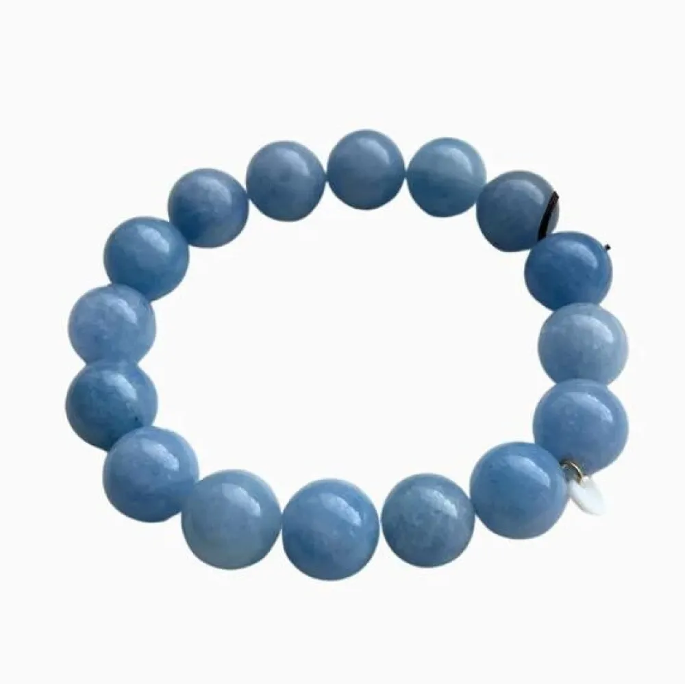 Dame Soï Accessories|Smykker>Krystal Armbånd Chunky Aquamarin