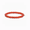 Dame Soï Accessories|Smykker>Krystal Armbånd Rød Jade Large