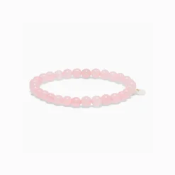 Dame Accessories|Smykker>Soï Krystal Armbånd Rosakvarts Large