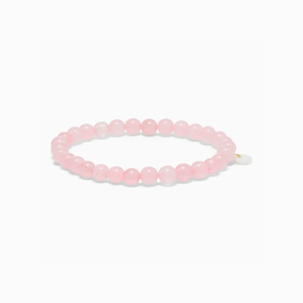Dame Accessories|Smykker>Soï Krystal Armbånd Rosakvarts Large