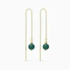 Dame Soï Accessories|Smykker>Krystal Ella Øreringe Grøn Jade