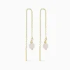 Dame Soï Accessories|Smykker>Krystal Ella Øreringe Rosa Jade