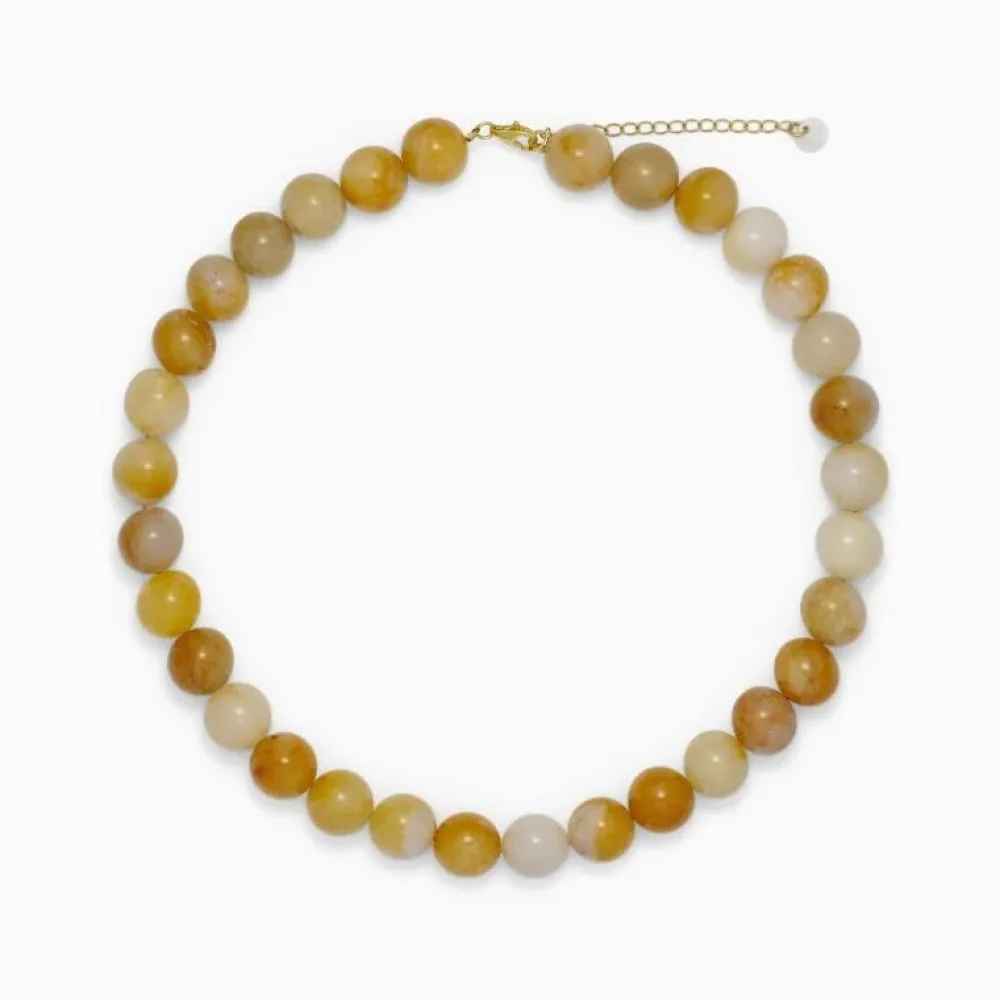 Dame Soï Accessories|Smykker>Krystal Halskæde Faro Orange Aventurin