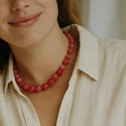 Dame Soï Accessories|Smykker>Krystal Halskæde Faro Redstone Quartz
