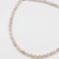 Dame Soï Accessories|Smykker>Krystal Halskæde Rosa Jade