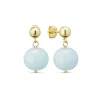 Dame Soï Accessories|Smykker>Krystal Nora Øreringe Aquamarin