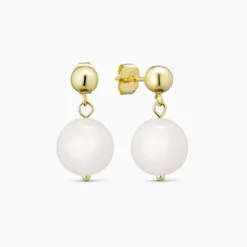 Dame Soï Accessories|Smykker>Krystal Nora Øreringe Rosa Jade