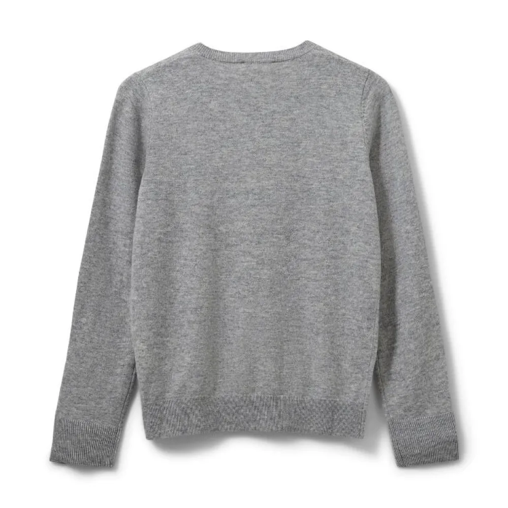 Dame Sofie Schnoor Overdele>Cisse Cardigan Grey Melange