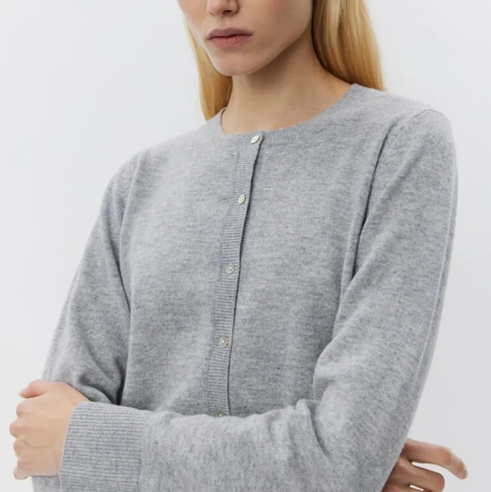 Dame Sofie Schnoor Overdele>Cisse Cardigan Grey Melange