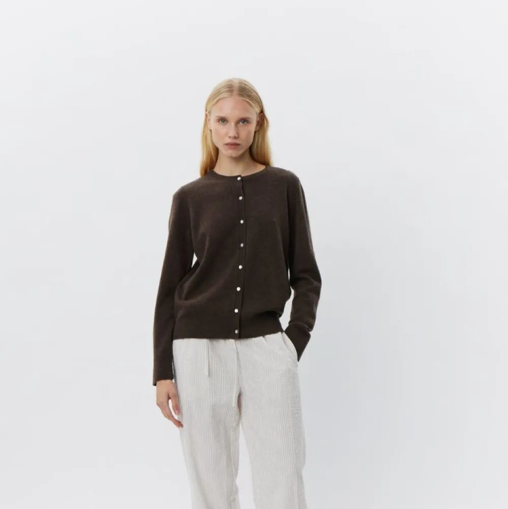 Dame Sofie Schnoor Overdele>Cisse Cardigan Brown Fudge