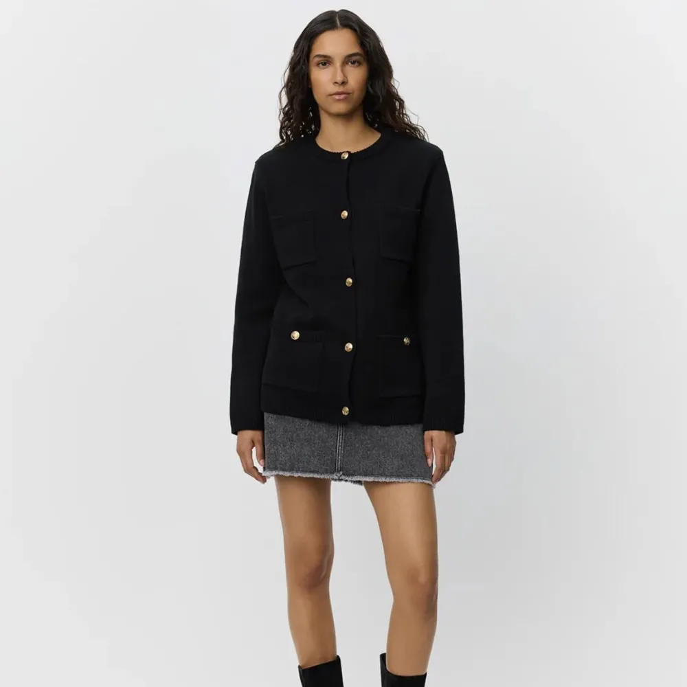 Dame Sofie Schnoor Overdele>ClaireSW Cardigan Black