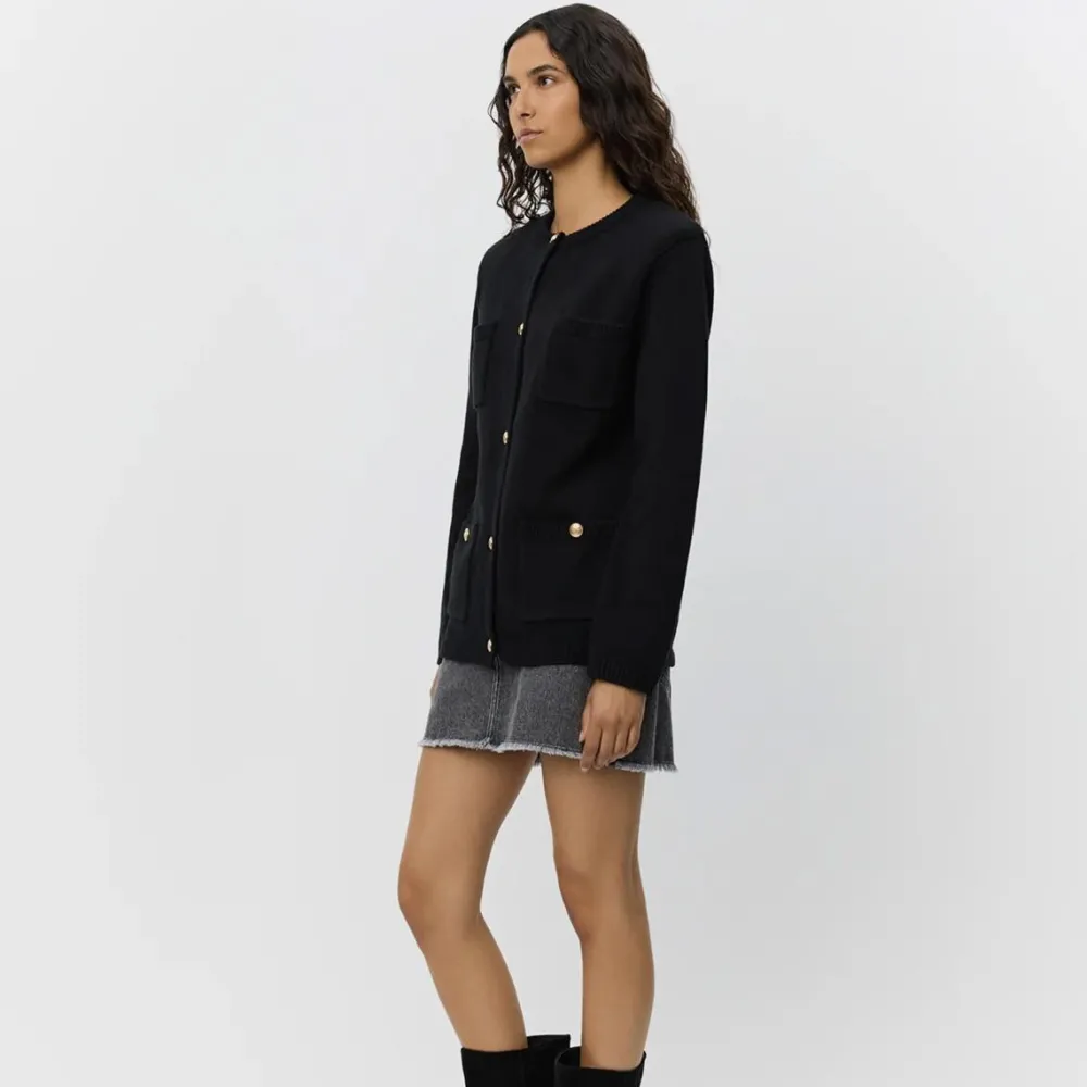 Dame Sofie Schnoor Overdele>ClaireSW Cardigan Black