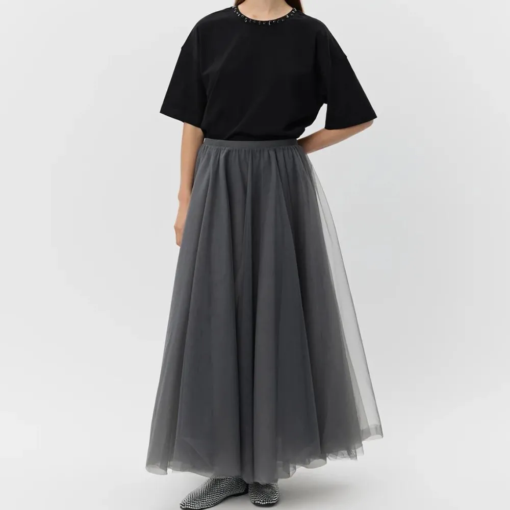 Dame Sofie Schnoor Underdele>KaylaSW Skirt Stone Grey