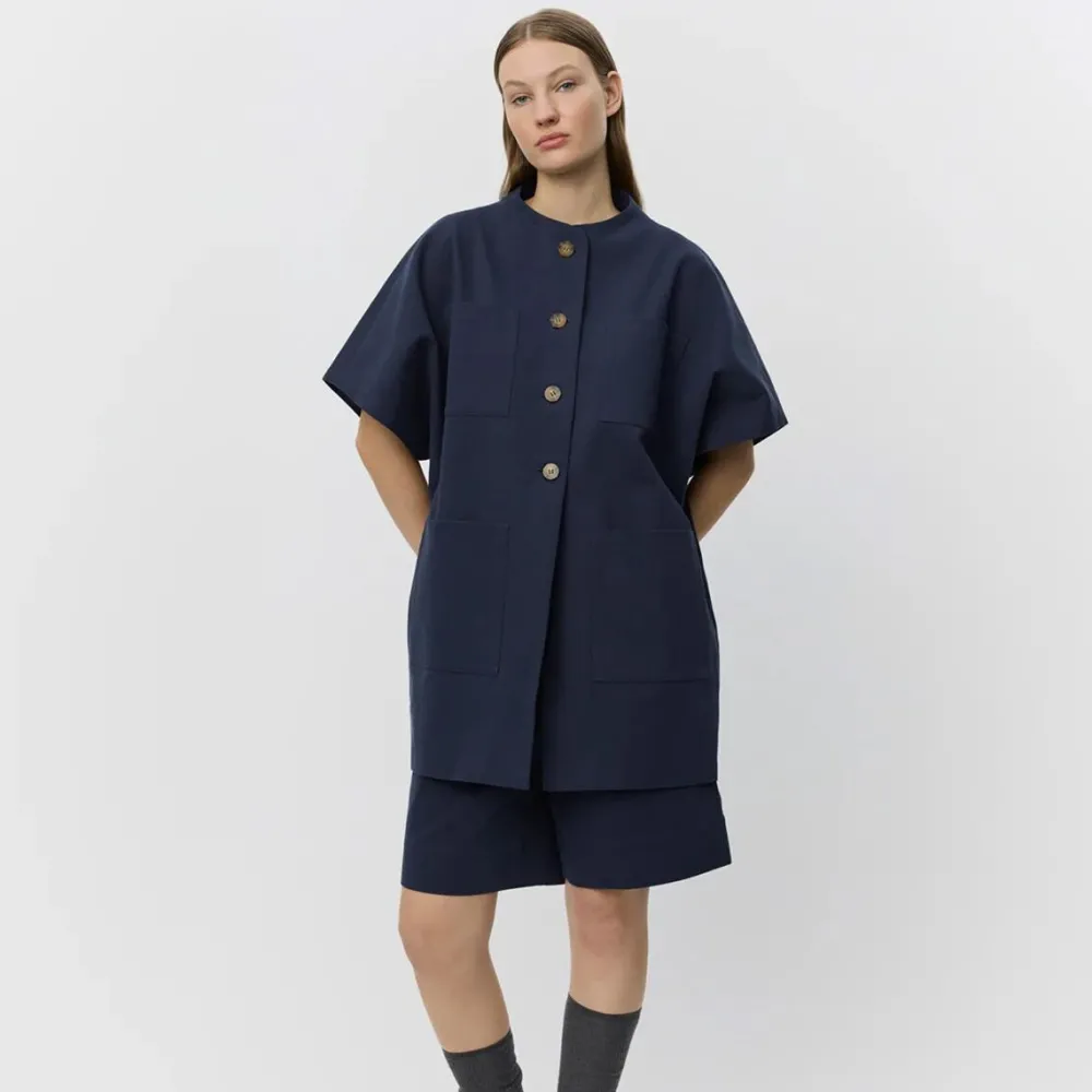 Dame Sofie Schnoor Overtøj|Overdele>PalomaSW Cape Navy Blue