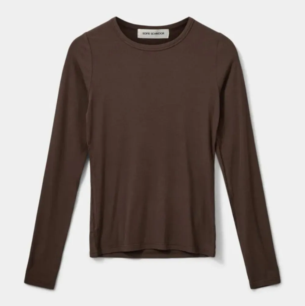 Dame Sofie Schnoor Overdele>Petricia T-Shirt Long Sleeve Brown Fudge