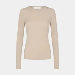 Dame Sofie Schnoor Overdele>Petricia T-Shirt Long Sleeve Beige