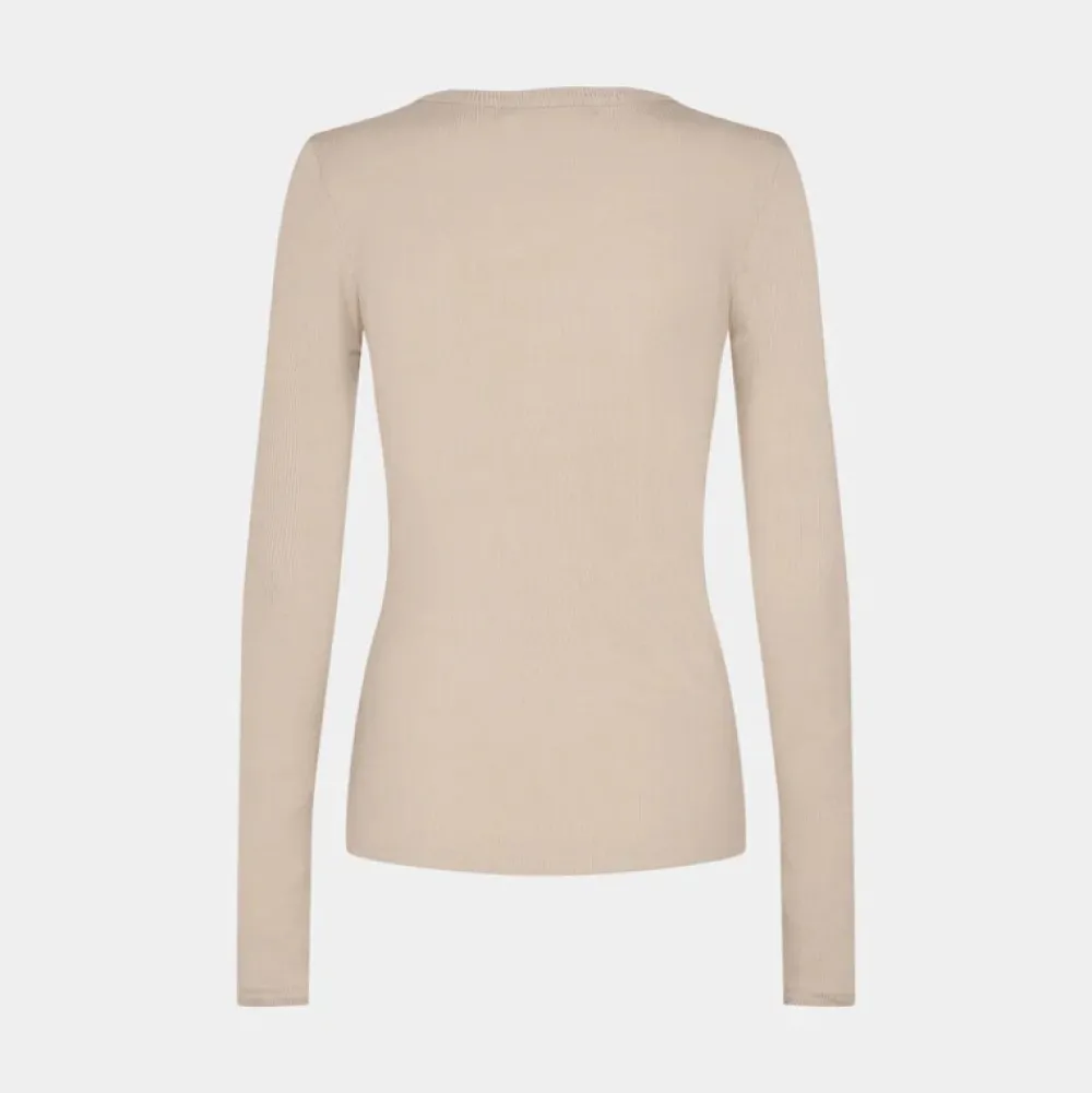 Dame Sofie Schnoor Overdele>Petricia T-Shirt Long Sleeve Beige