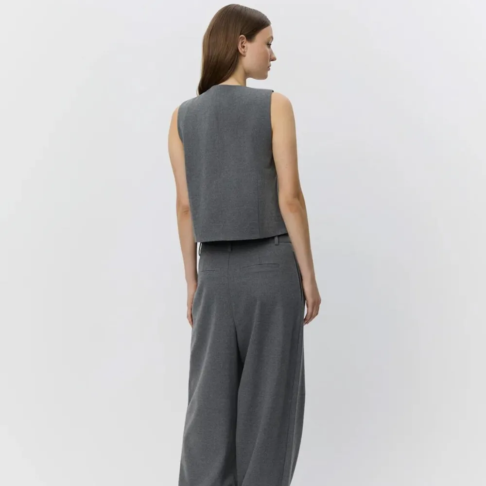 Dame Sofie Schnoor Overdele>VirginiaSW Vest Grey Melange