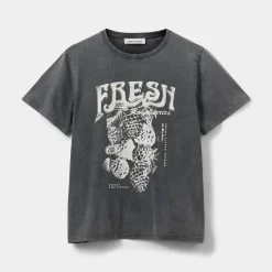 Dame Sofie Schnoor Overdele>ZenaSW T-shirt Stone Washed Black