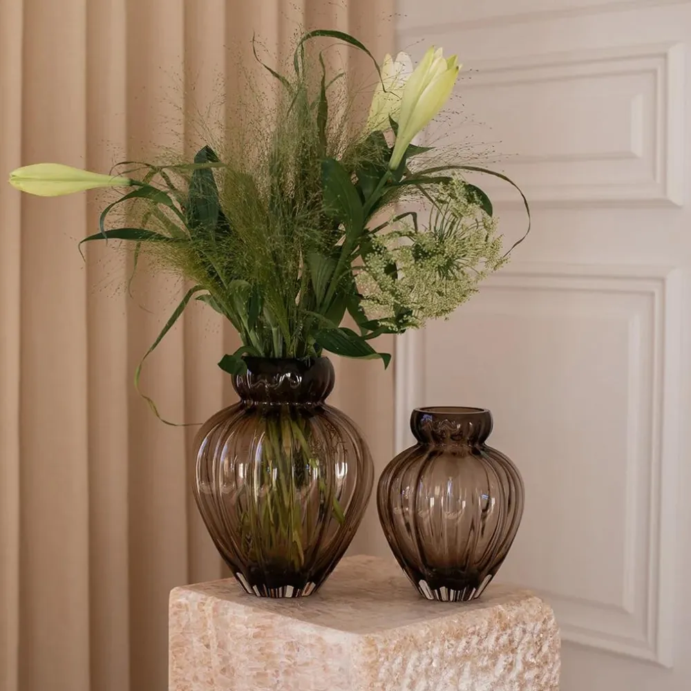 Specktrum Andet Boligtilbehør|Vaser>Audrey Vase Smokey Brown Large
