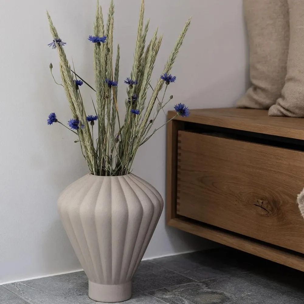 Specktrum Andet Boligtilbehør|Vaser>Evelyn Ceramic Vase Sand