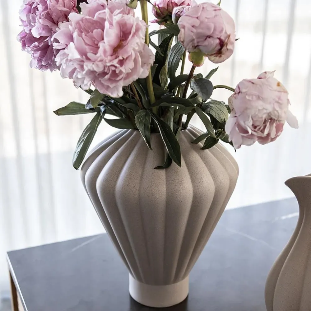 Specktrum Andet Boligtilbehør|Vaser>Evelyn Ceramic Vase Sand