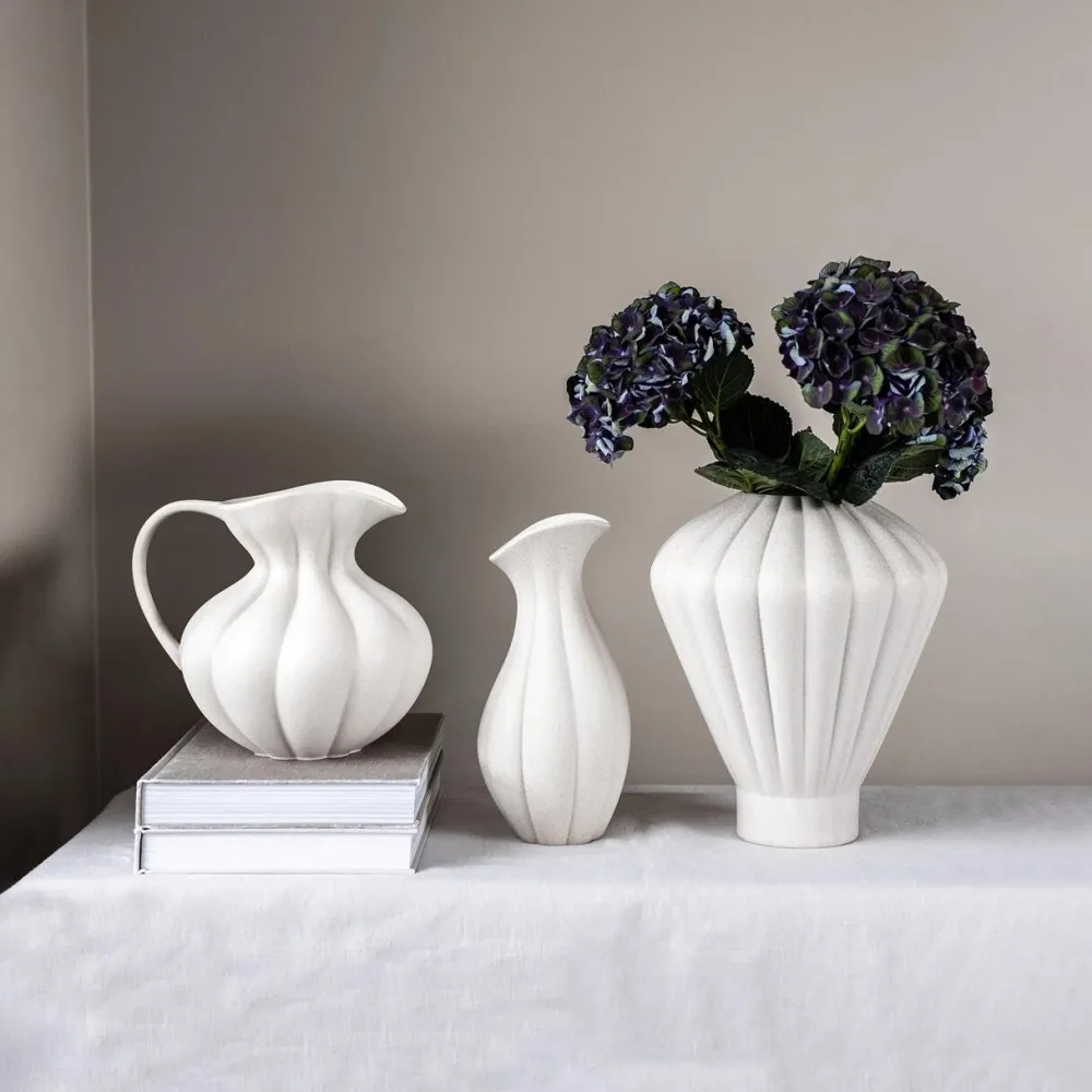 Specktrum Andet Boligtilbehør|Vaser>Evelyn Ceramic Vase Off White