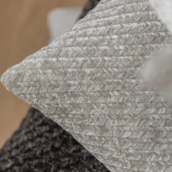 Specktrum Puder>Herringbone Pillow Cloud Grey 45x45 cm