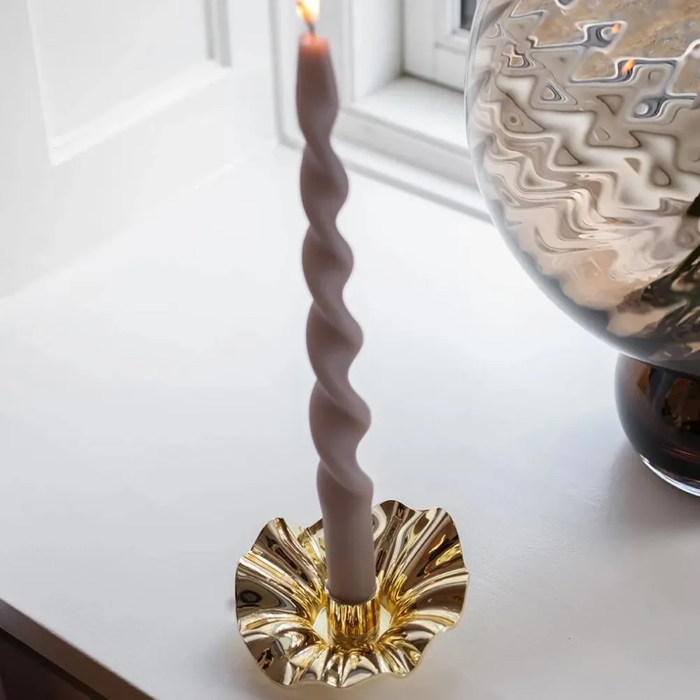 Specktrum Andet Boligtilbehør|Lysestager>Lea Candle Holder Golden