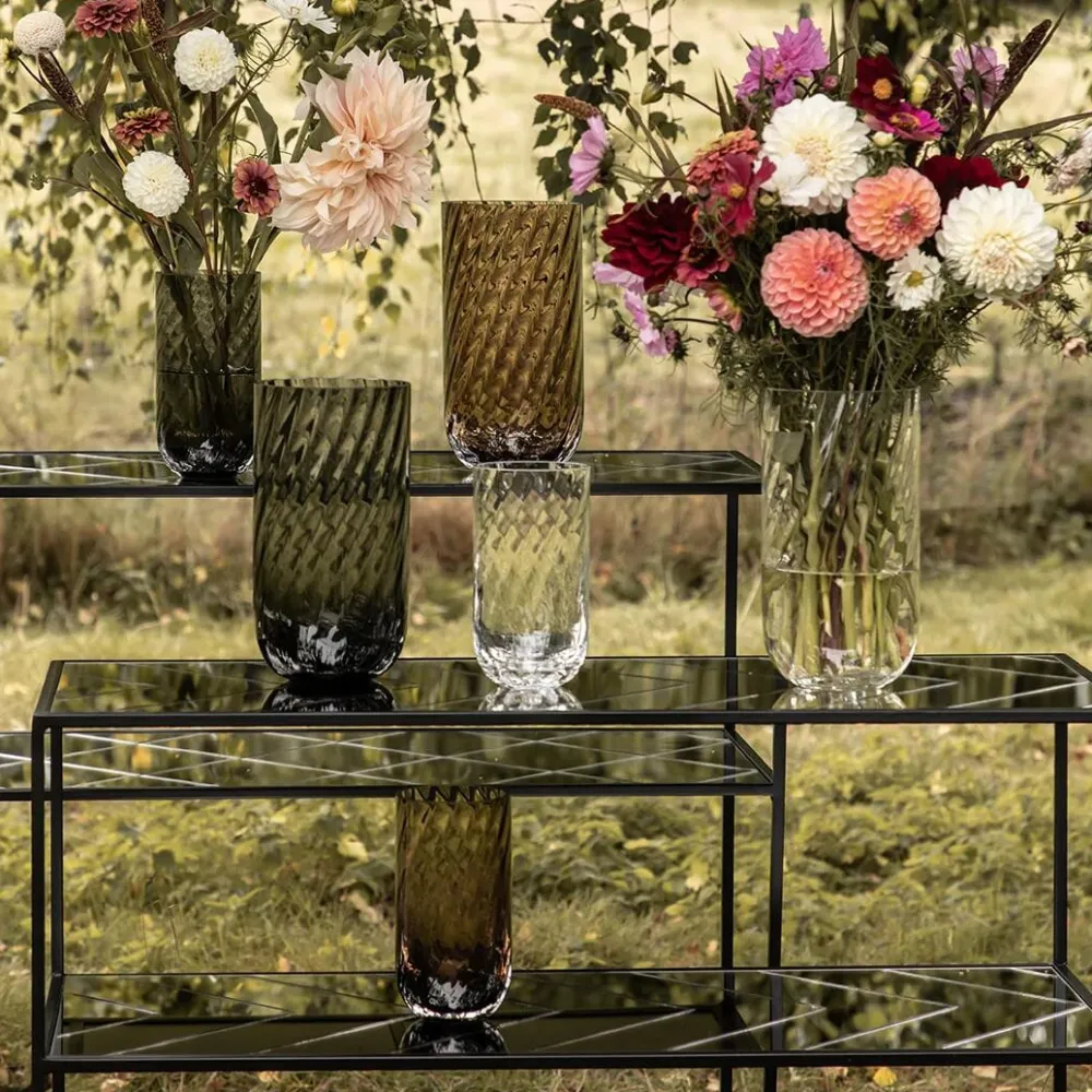 Specktrum Andet Boligtilbehør|Vaser>Meadow Swirl Cylinder Vase Grey Medium