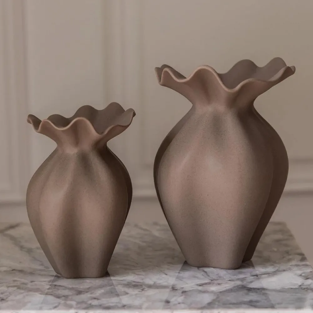 Specktrum Vaser|Keramik & Porcelæn>Nellie Vase Brown Small