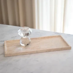 Specktrum Skåle & Bakker|Andet Boligtilbehør>Phantom Rectangular Tray Travertine