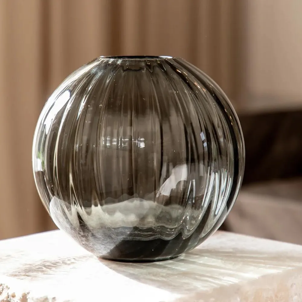 Specktrum Andet Boligtilbehør|Vaser>Sadie Line Vase Grey Small