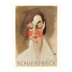 Spliid Andet Boligtilbehør|Illustrationer & Plakater>Red Cheeked Girl Poster 50x70 cm