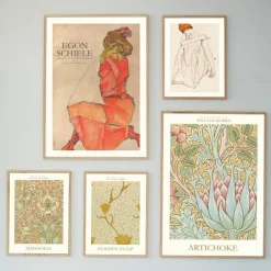 Spliid Andet Boligtilbehør|Illustrationer & Plakater>Schiele 1 Poster 50x70 cm