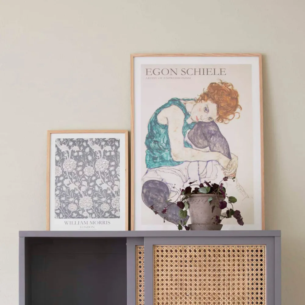 Spliid Illustrationer & Plakater>Schiele 2 Poster 50x70 cm