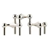 STOFF Andet Boligtilbehør|Lysestager>Nagel Candle Holder Set With 3 Chrome
